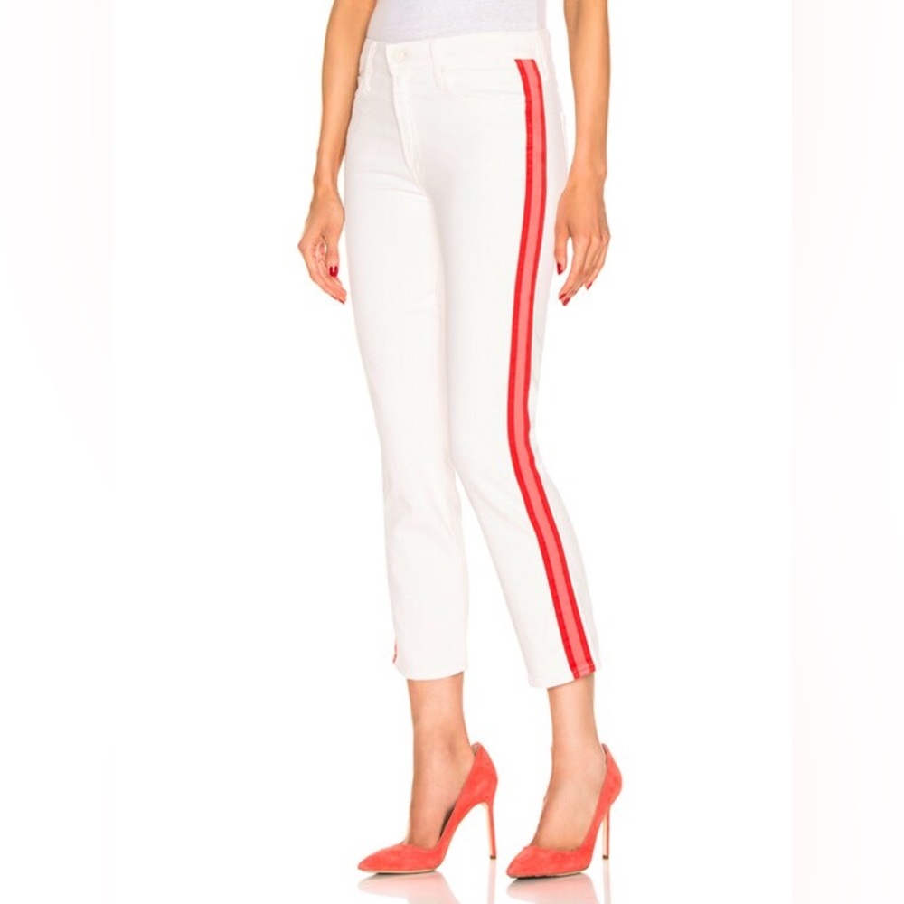 Mother Mid-Rise Dazzler Crop